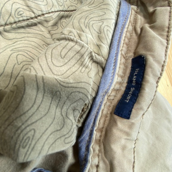 Vineyard Vines Island‎ Shorts Mens 30 Khaki Cotton Stretch Chino Casual - Picture 3 of 10